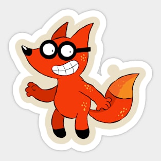 Edmund the Fox Sticker